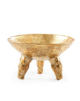 Akai Medium Bowl, Gold Leaf