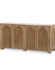 Arcadia 4-Door Cabinet, Soft Glow Oak