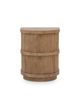 Atlas 2-Drawer Side Table, Soft Glow Oak