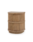 Atlas 2-Drawer Side Table, Soft Glow Oak