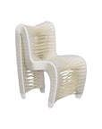 Seat Belt Chair Kid Sized, White - Maison Vogue