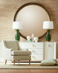 Boston Round Boxwood Topiary, Blanc de Chine