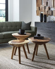 Indent Side Table Natural, SM