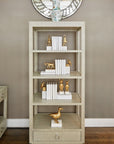 Camilla Etagere, Moss Gray Tweed