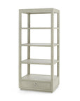 Camilla Etagere, Moss Gray Tweed