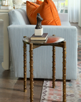 Callum Accent Table, Antique Brass