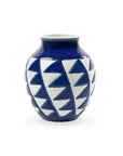 Columbina Vase, Blue and White