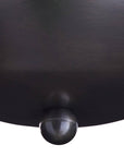 Camella Flush Mount-English Bronze Steel, Ivory Ricestone