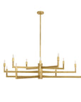 Griff Large Chandelier-Antique Brass, Iron