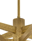 Griff Large Chandelier-Antique Brass, Iron