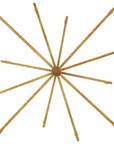 Griff Large Chandelier-Antique Brass, Iron