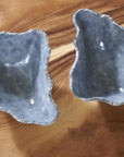 Cast Blue Onyx Bowl, Faux Finish, Narrow