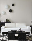 Ball on the Wall, Medium, Pearl White