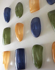 Classic Concave Cycladic Wall Art, Green