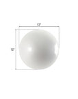 Ball on the Wall, Small, Pearl White