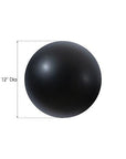 Ball on the Wall, Small, Matte Black