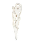 Cast Dancing Wall Sculpture, Passé, Faux Bleached