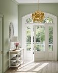 Lunaria Gold Orb Chandelier