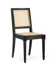 Jansen Side Chair, Black - Maison Vogue