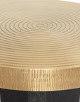 Jacob Coffee Table, Antique Brass