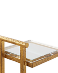 Lucia Accent Table, Gold Leaf