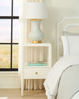 Lilian 1-Drawer End Table, Vanilla
