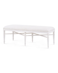 Lawrence Bench, Glazed Whisper White