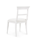Lawrence Side Chair, Glazed Whisper White