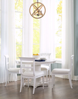 Lawrence Side Chair, Glazed Whisper White