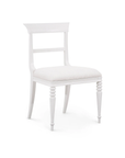 Lawrence Side Chair, Glazed Whisper White