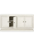 Maxwell 4-Door Cabinet, Sailcloth Sheen