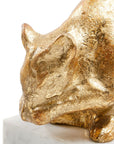 Mouse Statue Set of 3, Gold Leaf