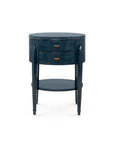 Natalie 2-Drawer End Table, Dusky Ocean
