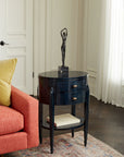 Natalie 2-Drawer End Table, Dusky Ocean