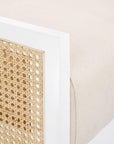 Raleigh Club Chair, Eggshell White - Maison Vogue