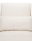 Raleigh Club Chair, Eggshell White - Maison Vogue