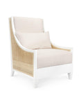 Raleigh Club Chair, Eggshell White - Maison Vogue