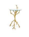 Rowan Accent Table, Gold Leaf