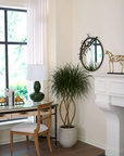 Rowan Mirror, Antique Brass