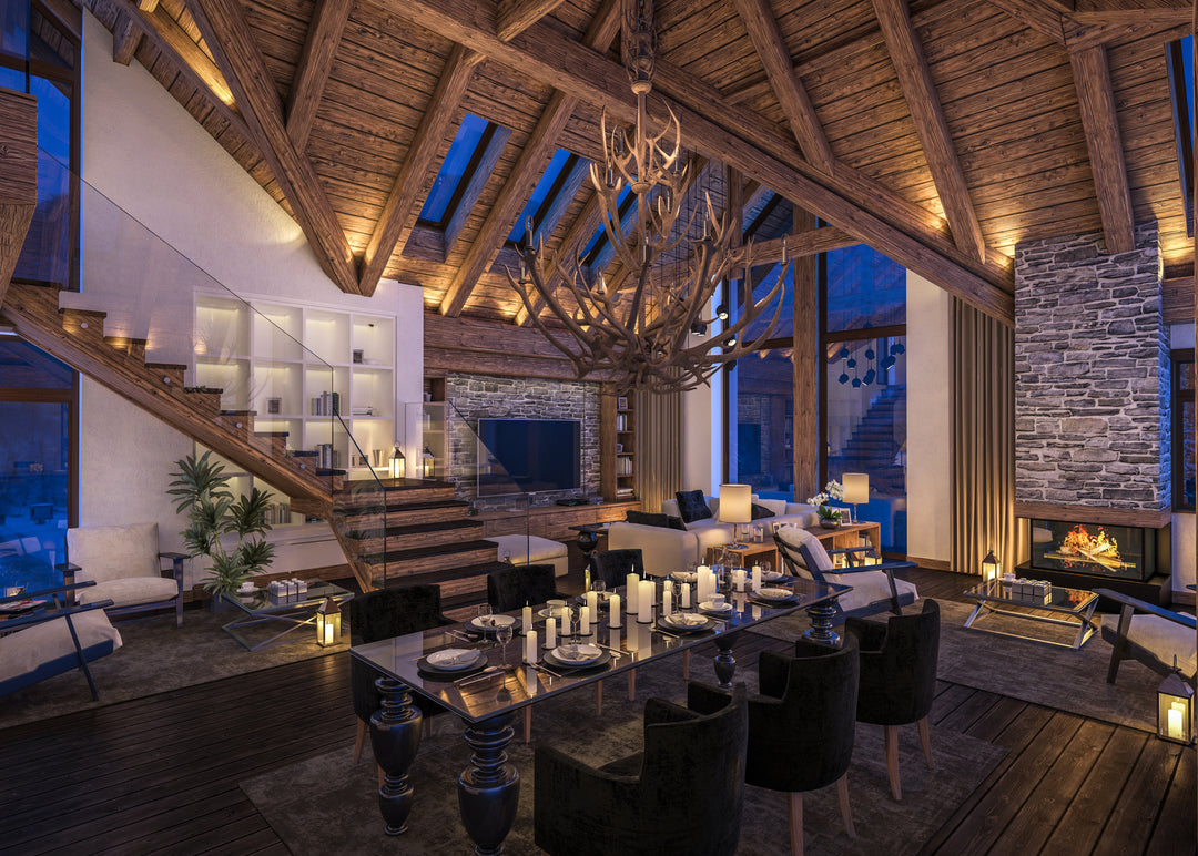 living & dining area