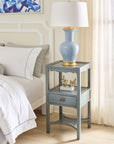 Sara 1-Drawer End Table, Foggy Horizon