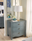 Sara 3-Drawer End Table, Foggy Horizon