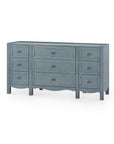 Sara Extra Large 9-Drawer Cabinet, Foggy Horizon