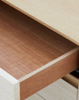 Simon 3-Drawer & 4-Door Cabinet, Light Natural Shimmer - Maison Vogue