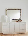 Cora 8-Drawer & 2-Door Cabinet, Soft White