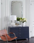 Madison Large 4-Drawer, Navy Blue Lacquer