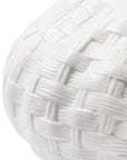 Tamarindo Medium Vase, Blanc De Chine
