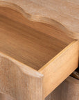 Vanessa 3-Drawer End Table, Almond