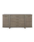 Watson 4-Drawer and 2-Door Cabinet, Light Mocha Shimmer Weave