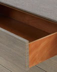 Watson 4-Drawer and 2-Door Cabinet, Light Mocha Shimmer Weave